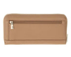 Portafoglio donna Guess Isola SLG zip around beige A27GU48 BG9905146