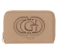 Portafoglio donna Guess Isola SLG zip around beige A27GU53 BG9905140