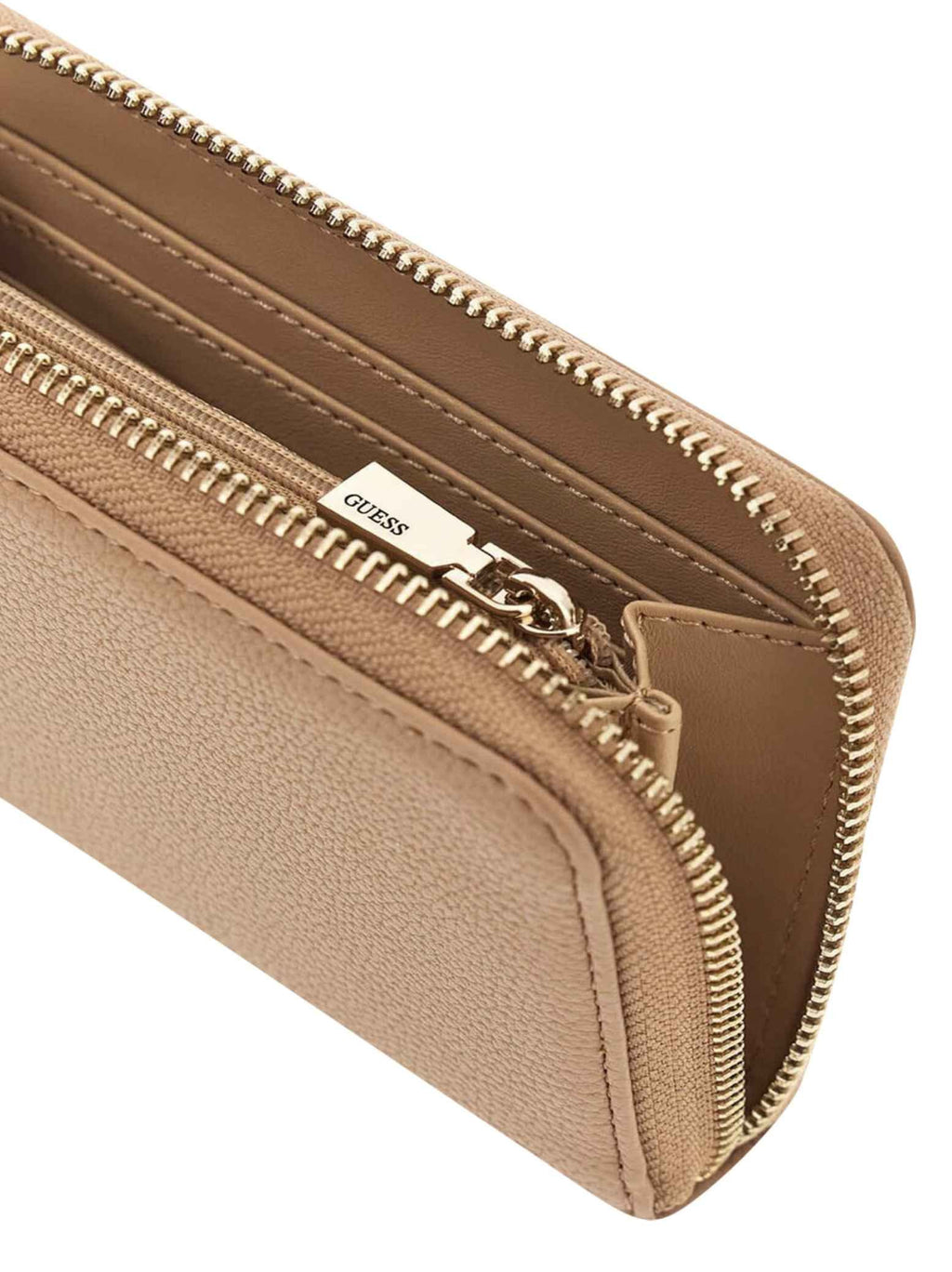 Portafoglio donna Guess Isola SLG zip around beige A27GU53 BG9905140