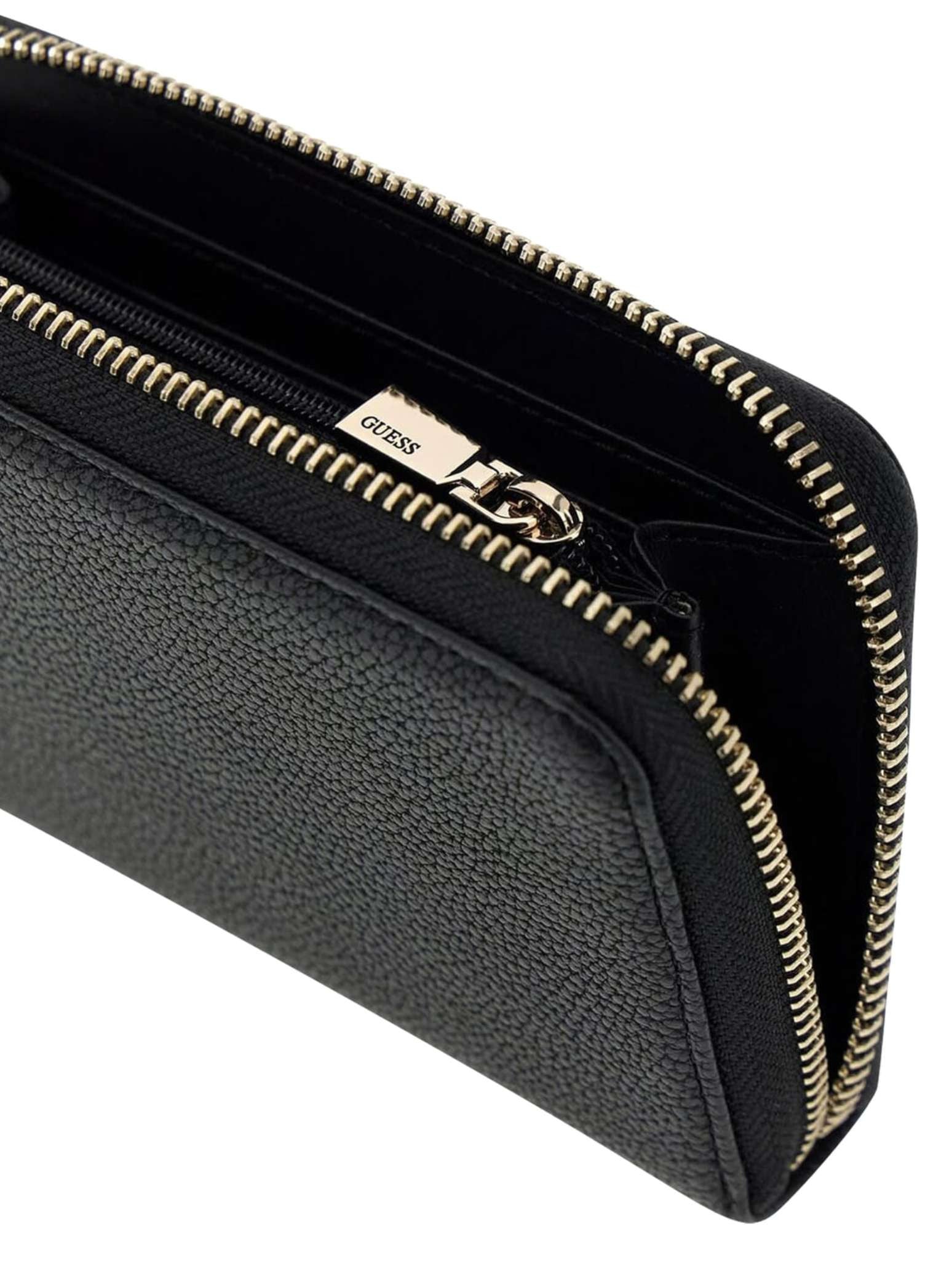 Portafoglio donna Guess Isola SLG zip around black A27GU54 BG9905140
