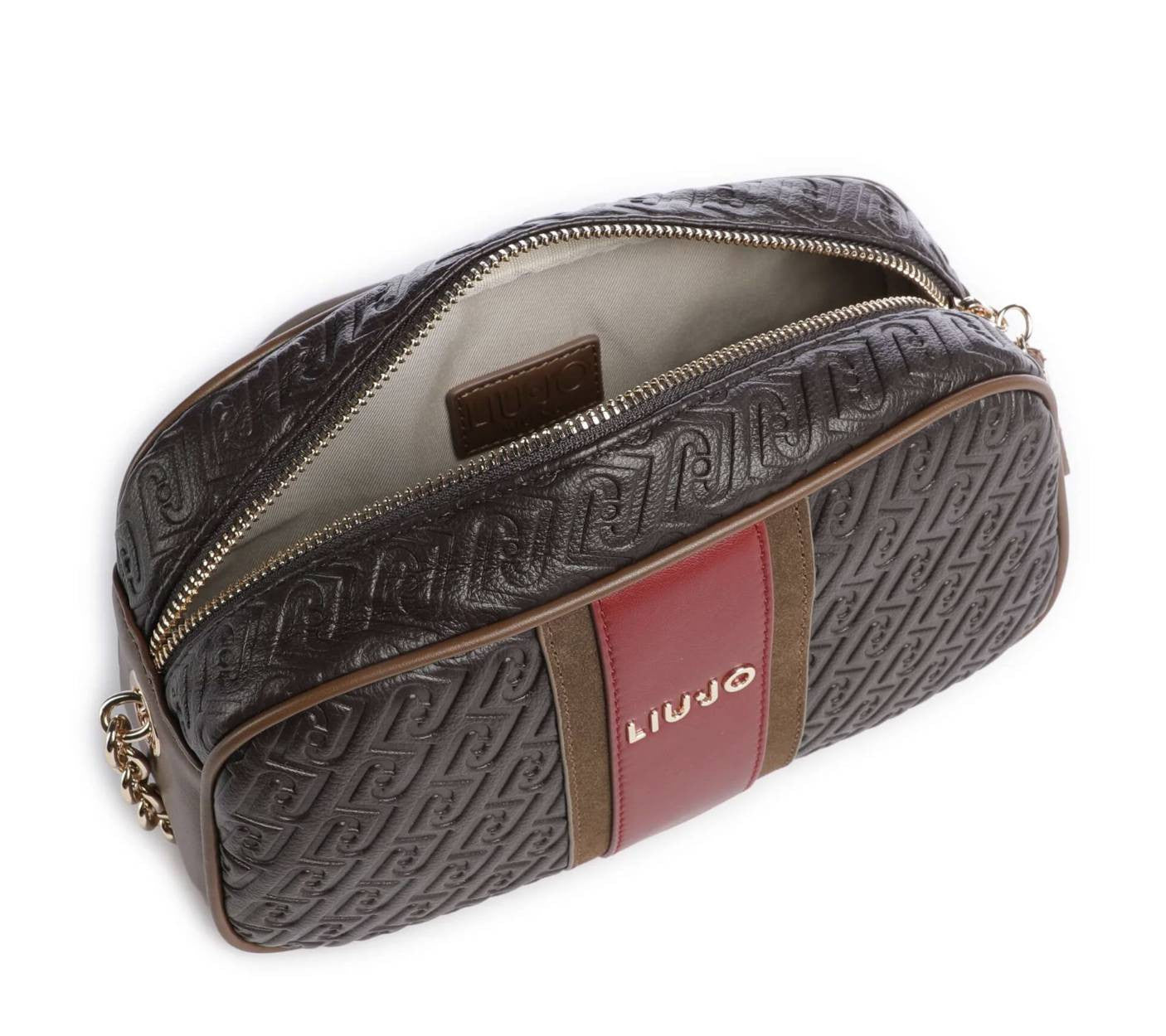 Borsa donna Liu-jo Camera case M Ematite deep brown B27LJ45 AF6106 E1141 91419
