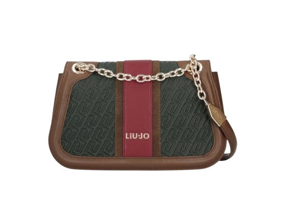 Borsa donna Liu-jo Crossbody M Ematite foresta B27LJ50 AF6108 E1141 95320