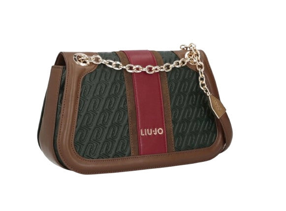Borsa donna Liu-jo Crossbody M Ematite foresta B27LJ50 AF6108 E1141 95320