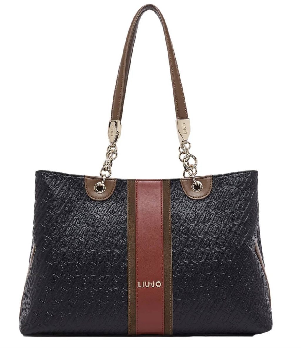 Borsa donna Liu-jo Ematite Tote M nero B27LJ51 AF6104 E1141 22222