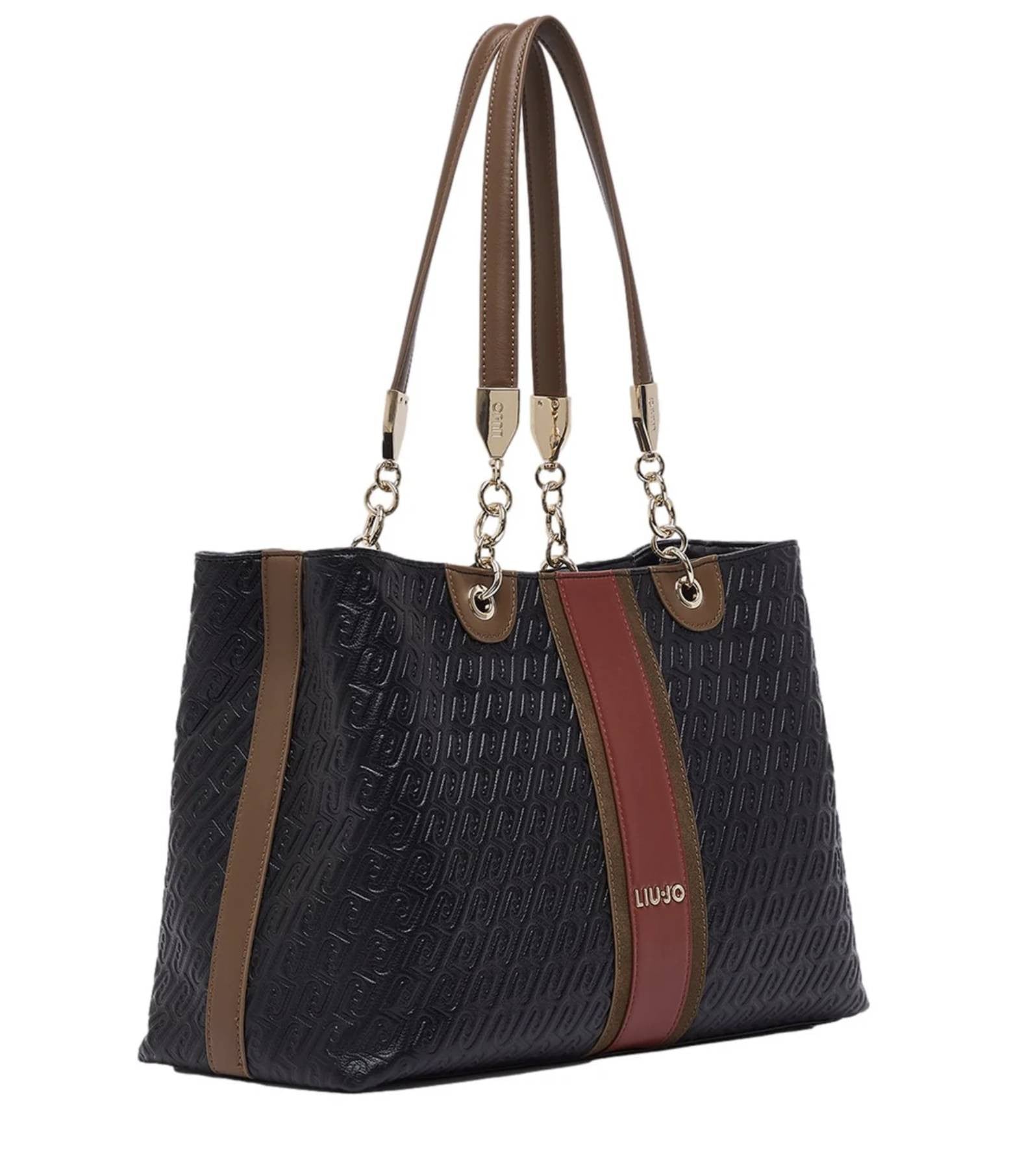 Borsa donna Liu-jo Ematite Tote M nero B27LJ51 AF6104 E1141 22222