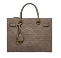 Borsa donna Liu-jo M tote Manhattan mocha B27LJ53 AF6086 E1139 71409