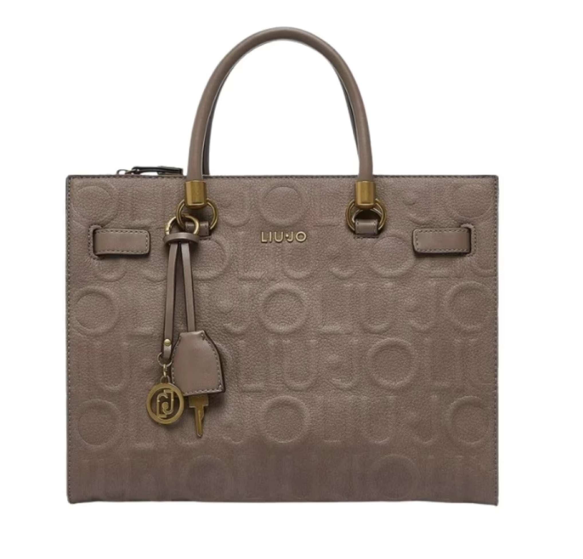 Borsa donna Liu-jo M tote Manhattan mocha B27LJ53 AF6086 E1139 71409
