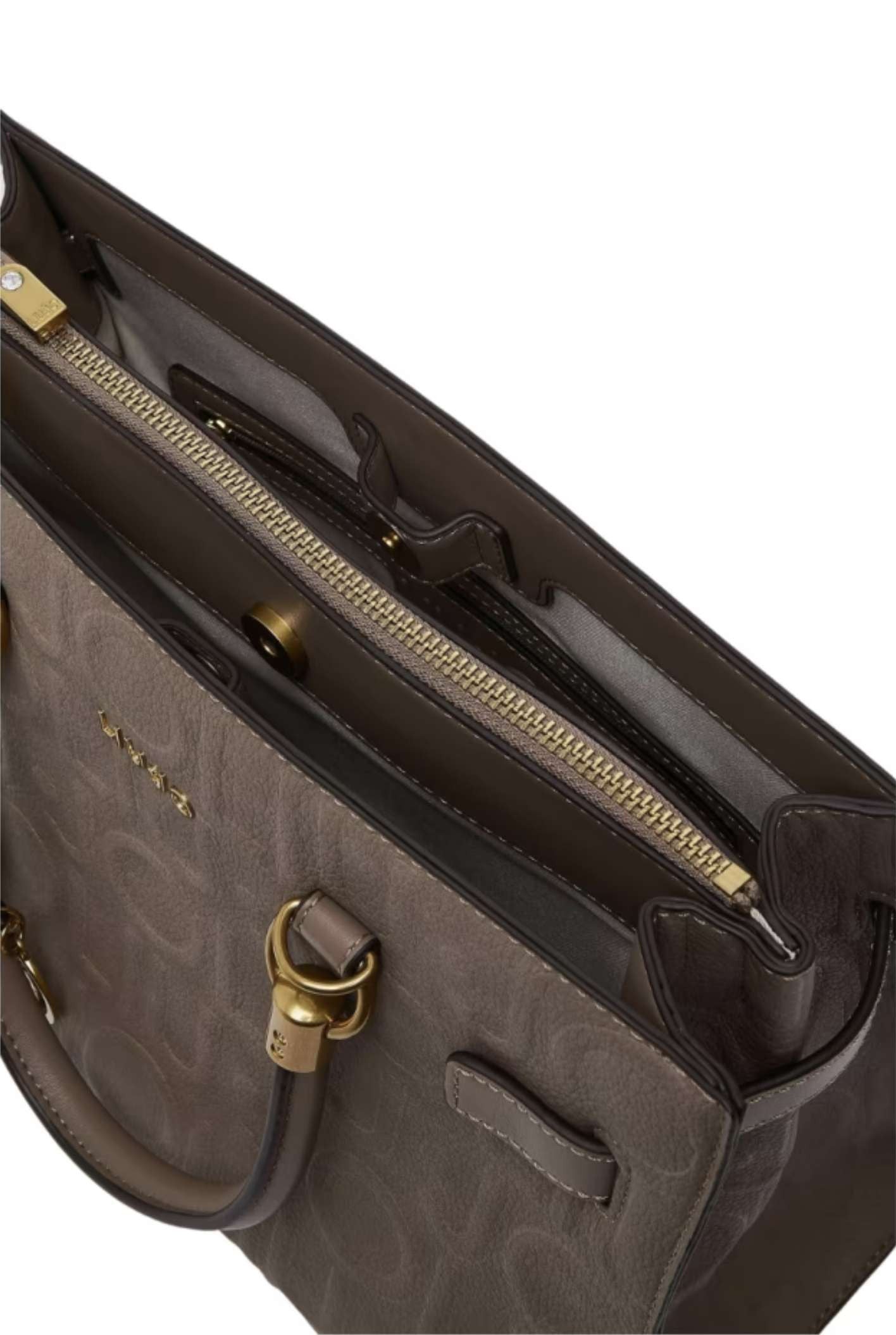 Borsa donna Liu-jo M tote Manhattan mocha B27LJ53 AF6086 E1139 71409