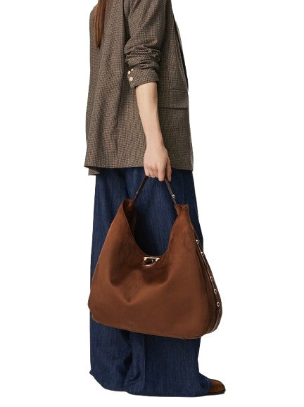 Borsa donna Liu-jo Gerona L Hobo tabacco B27LJ56 AF6029 T711A 09032