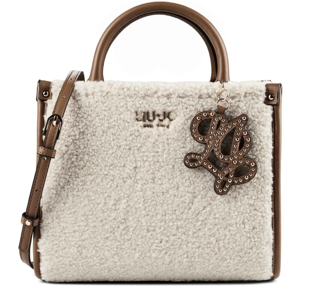 Borsa donna Liu-jo S Tote Ridhi cream B27LJ55 AF6192 E1163 X0459