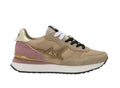 Sneaker donna Sun68 Stargirl strass logo 77 beige scuro D27SU14 Z46223