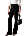 Pantalone donna Liu Jo in felpa nero/bianco E27LJ02 TF6172 JS182 Y9737