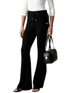 Pantalone donna Liu Jo in felpa nero/bianco E27LJ02 TF6172 JS182 Y9737