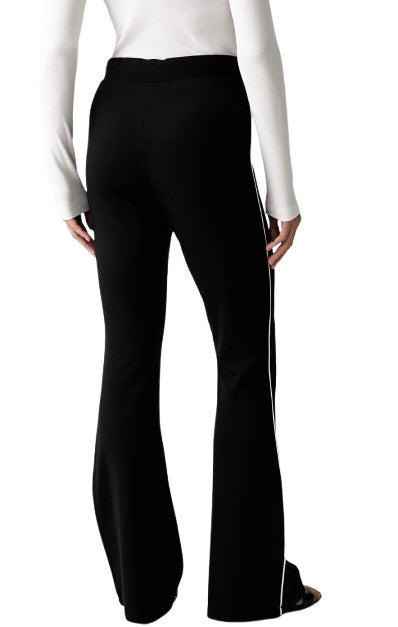 Pantalone donna Liu Jo in felpa nero/bianco E27LJ02 TF6172 JS182 Y9737