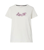 T-shirt donna Liu Jo bianco lana E27LJ25 TF6283 JS923 Q9808