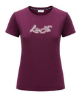 T-shirt donna Liu Jo red aubergine E27LJ26 TF6283 JS923 L9305