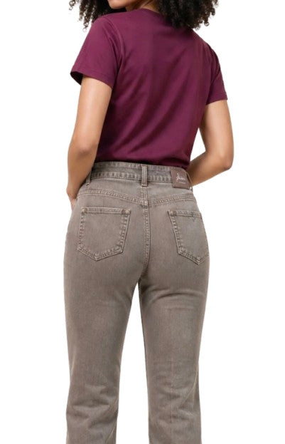 T-shirt donna Liu Jo red aubergine E27LJ26 TF6283 JS923 L9305