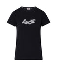 T-shirt donna Liu Jo nero E27LJ27 TF6283 JS923 W9415