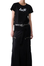 T-shirt donna Liu Jo nero E27LJ27 TF6283 JS923 W9415