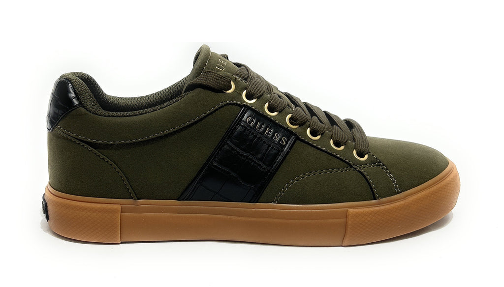 Scarpe uomo Guess sneaker Cribe2 olive U27GU18 FMFCR2ELL12