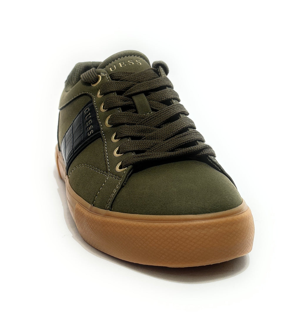 Scarpe uomo Guess sneaker Cribe2 olive U27GU18 FMFCR2ELL12