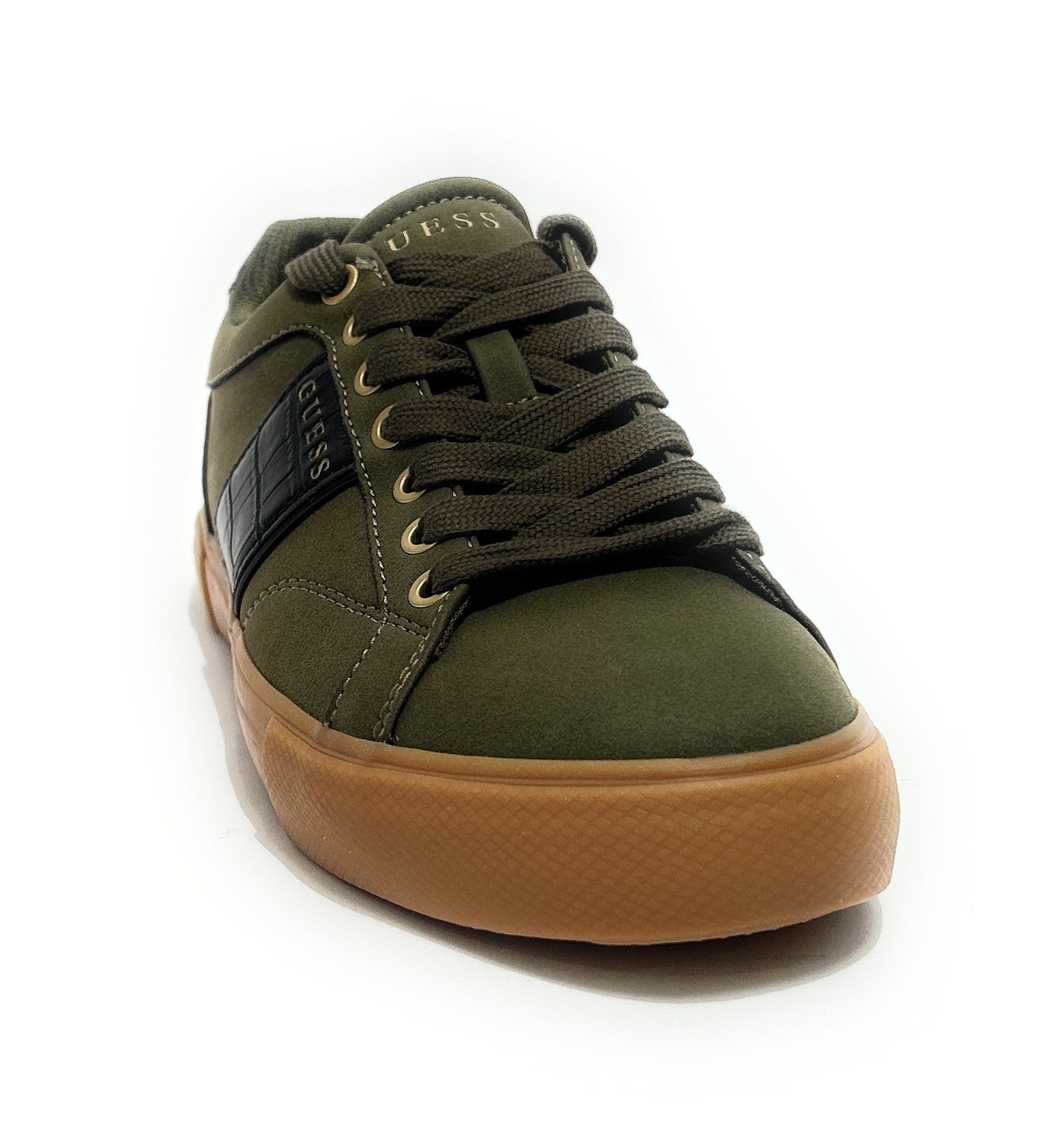 Scarpe uomo Guess sneaker Cribe2 olive U27GU18 FMFCR2ELL12