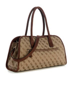 Borsa donna Guess Samantha girlfriend satchel latte/ logo brown B27GU167 JG231306