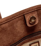 Borsa donna Guess Samantha girlfriend satchel latte/ logo brown B27GU167 JG231306