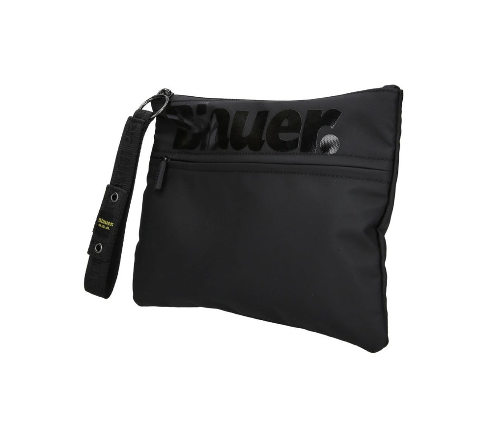 Borsa uomo Blauer pochette clutch in tessuto sintetico nero B27BU12 F6CONEY03/SPL