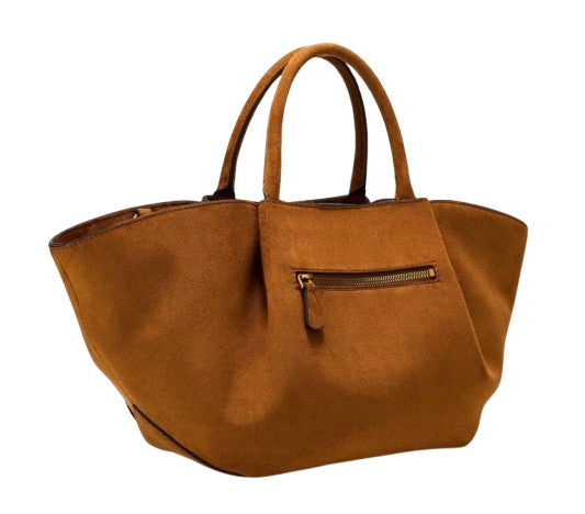 Borsa a mano/ tracolla Allegra scamosciata cognac B27GU170 SG223706