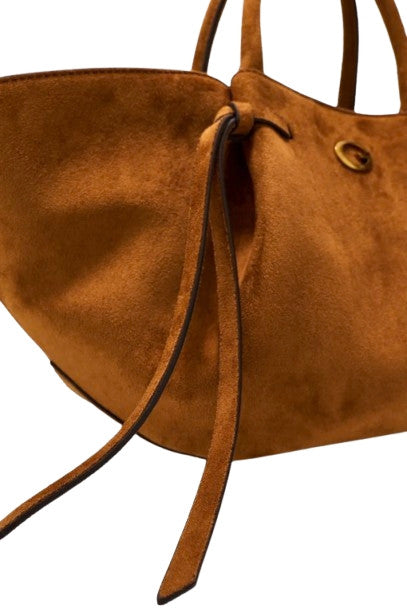 Borsa a mano/ tracolla Allegra scamosciata cognac B27GU170 SG223706