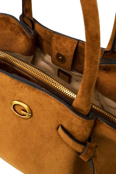 Borsa a mano/ tracolla Allegra scamosciata cognac B27GU170 SG223706