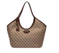 Borsa Guess Samantha tote latte logo brown B27GU172 JG231323