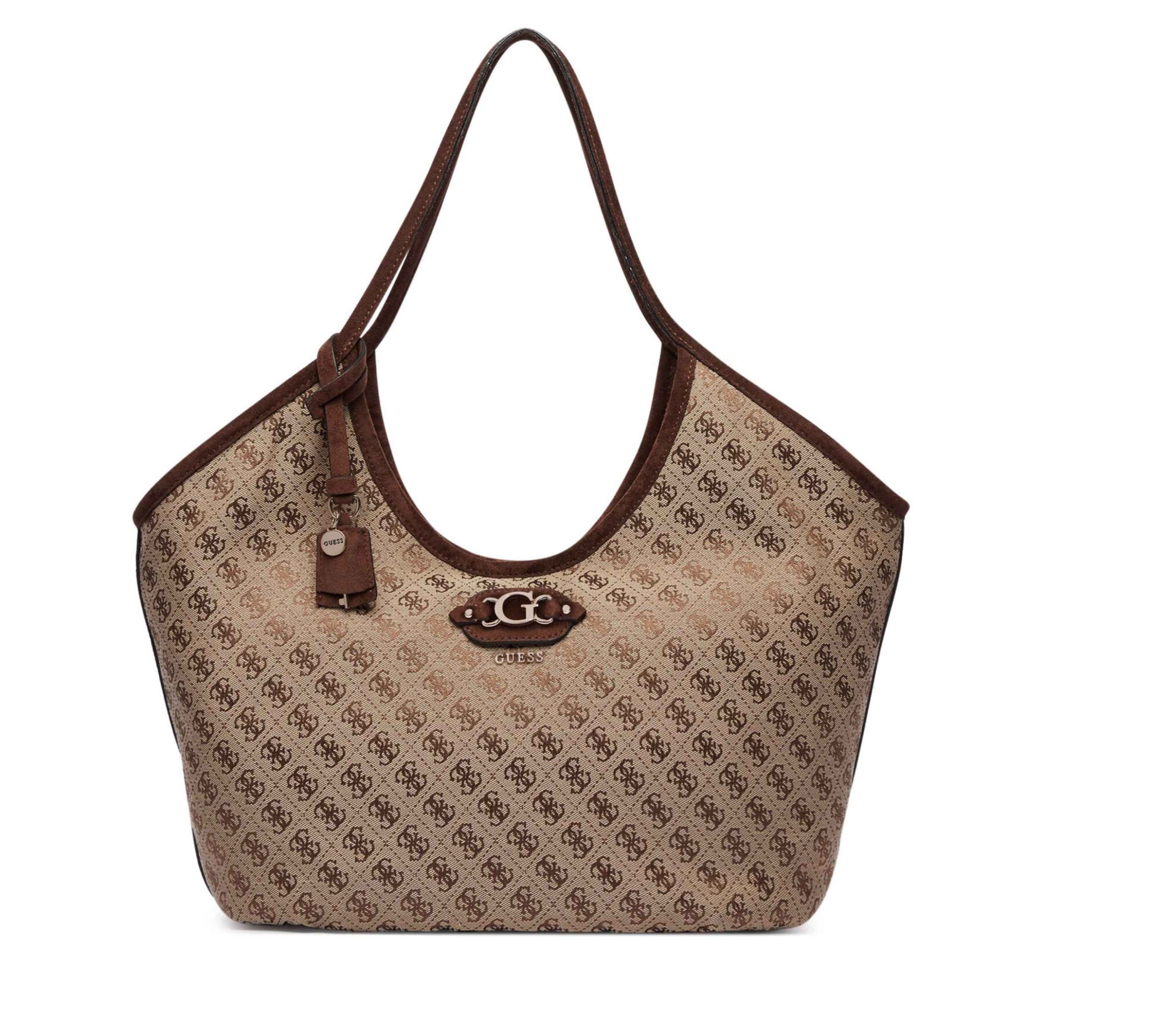 Borsa Guess Samantha tote latte logo brown B27GU172 JG231323