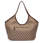 Borsa Guess Samantha tote latte logo brown B27GU172 JG231323