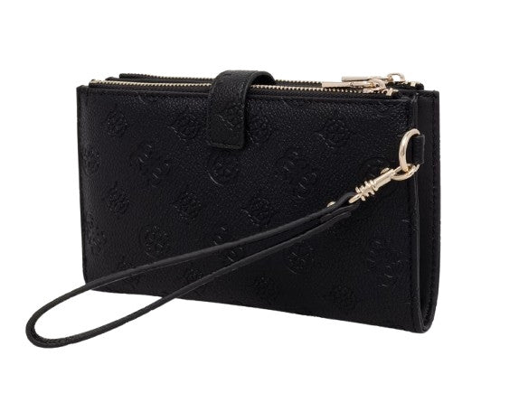 Portafoglio Guess Blake SLG double zip organizer black logo A27GU59 PD2222157