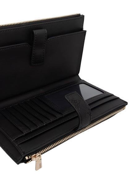 Portafoglio Guess Blake SLG double zip organizer black logo A27GU59 PD2222157