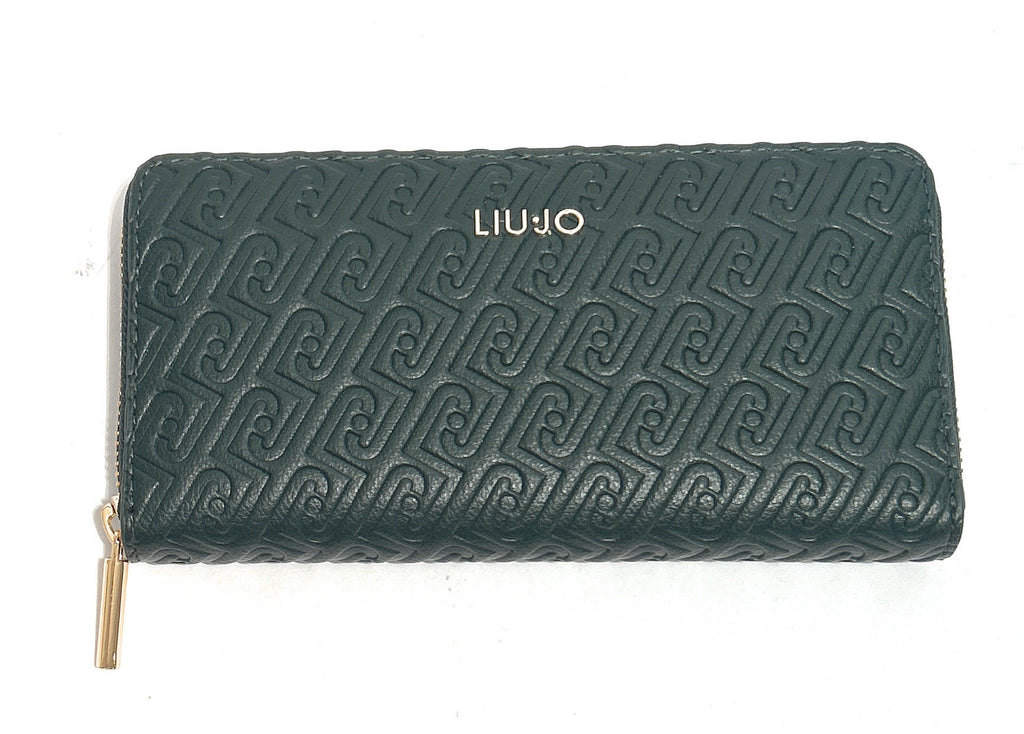 Portafoglio Liu-Jo Caliwen XL zip around verde foresta A27LJ14 AF6170 E1141