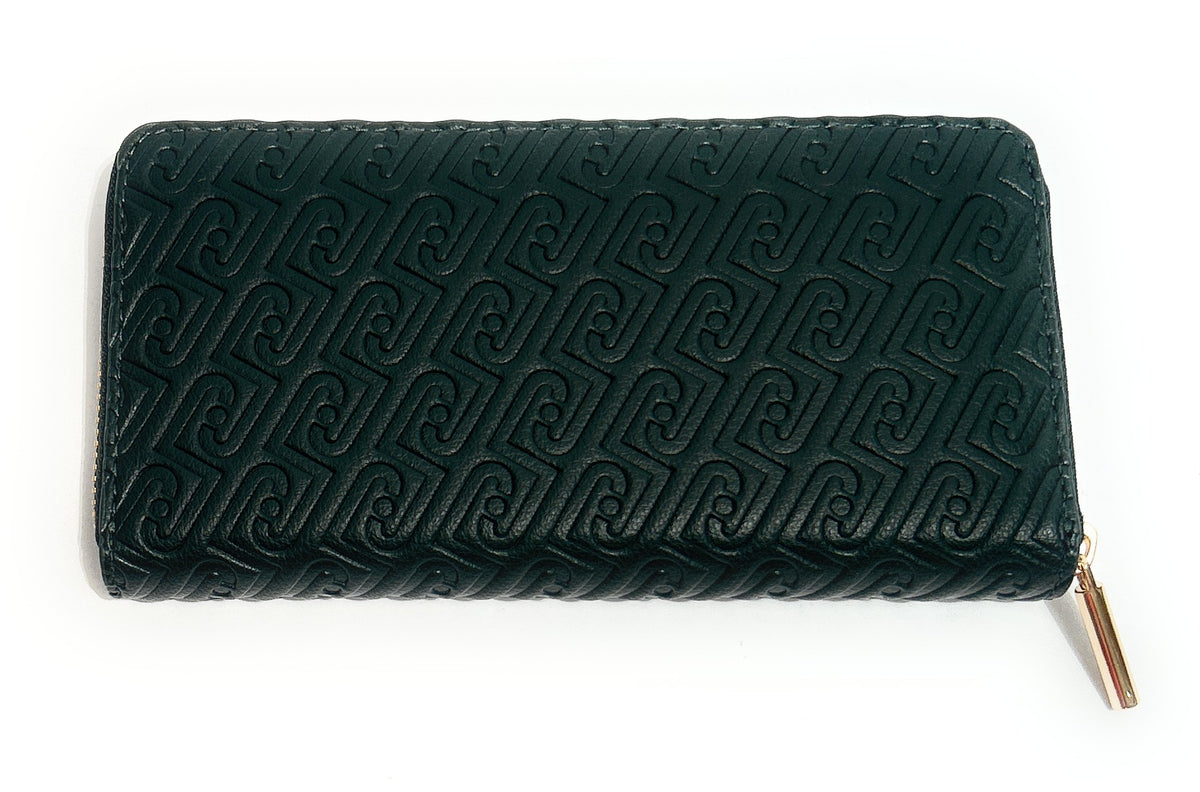 Portafoglio Liu-Jo Caliwen XL zip around verde foresta A27LJ14 AF6170 E1141