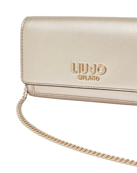 Portafoglio Liu-Jo Caliwen XL Bifold w/chain light gold A27LJ17 AF6191 E1120
