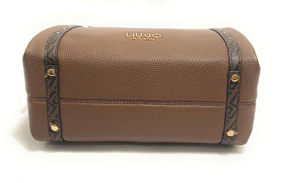 Borsa donna Liu-jo S Satchel Ilyana dark mocha B27LJ70 AF6003 ES039 X0781
