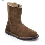 Scarpe donna Birkenstock stivaletto Uppsala zip shearling dark tea D27BI05 1030218