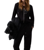 Felpa aperta donna Liu Jo con zip nero E27LJ32 TF6134 FS576 22222