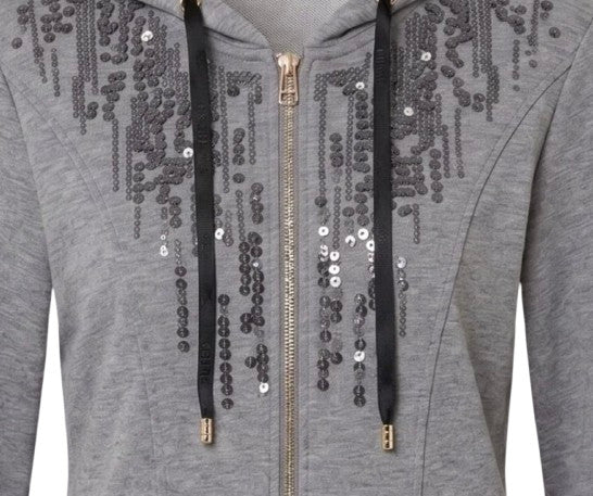 Felpa aperta donna Liu Jo con zip acciaio E27LJ35 TF6134 FS576 02062