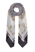 Sciarpa donna Liu Jo foulard stola nero C27LJ12 2F6069 T2745 22222