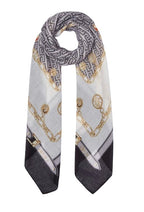 Sciarpa donna Liu Jo foulard stola nero C27LJ12 2F6069 T2745 22222