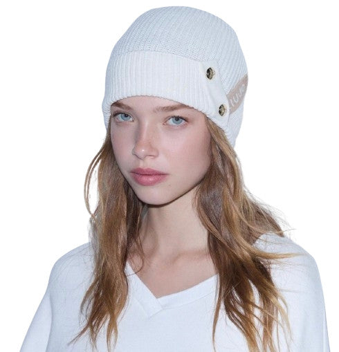 Berretto Liu jo beanie bianco lana/teddy C27LJ04 TF6235 MA22S D3073