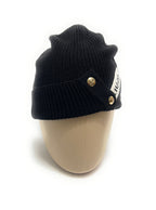 Berretto Liu jo beanie nero/bianco lana C27LJ03 TF6235 MA22S A3521
