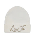 Berretto Liu jo beanie bianco lana C27LJ08 TF6270 MS75L 10701