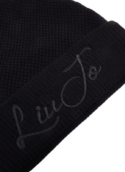 Berretto Liu jo beanie nero C27LJ09 TF6270 MS75L 22222